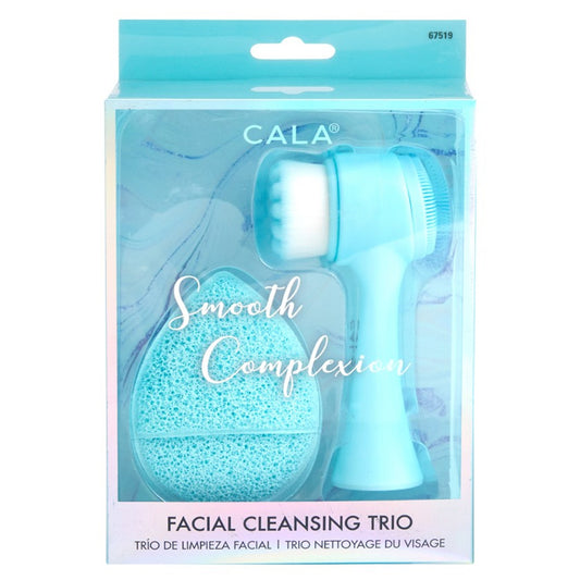 Cala Smooth Complexion Facial Cleansing Trio - Mint