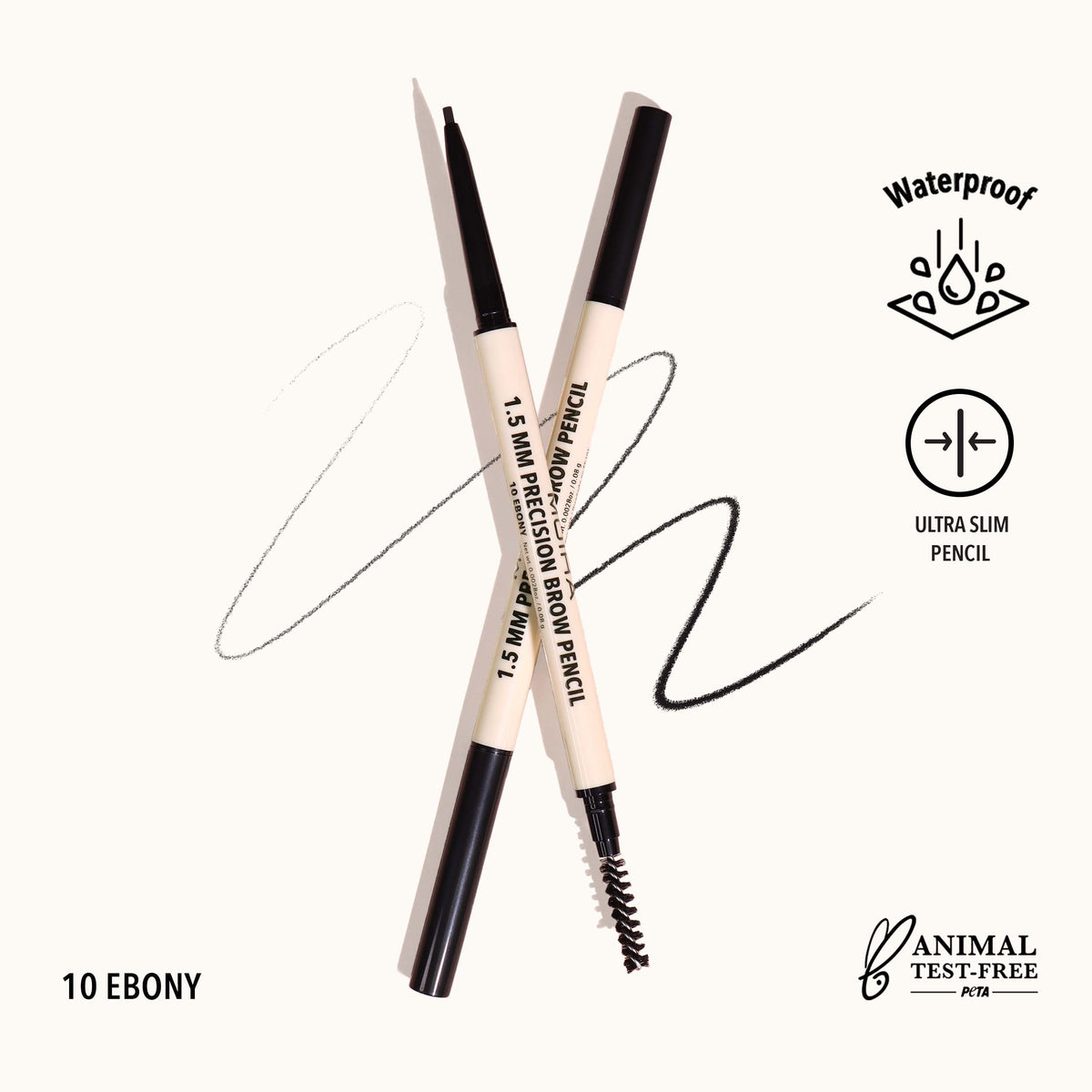 Precision Brow Pencil (010, Ebony)