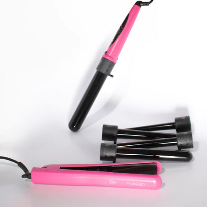 Beauty Creations Hot Pink 6 Piece Hair Tool Set