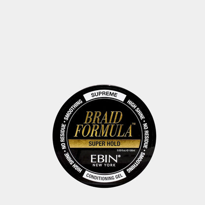 EBIN Braid Formula Conditioning Gel Super Hold - 3.53oz 100ml