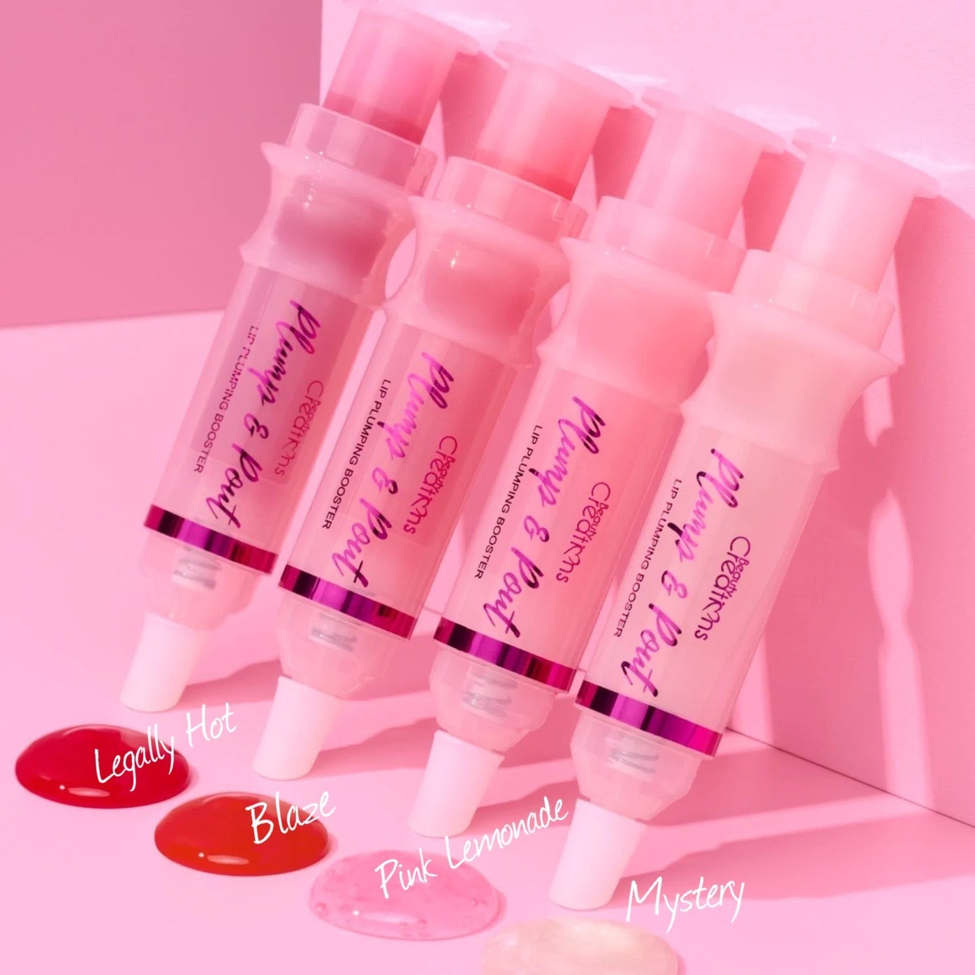 Beauty Creations Plump & Pout Lip Plumping Booster Lip Gloss - Pink Lemonade