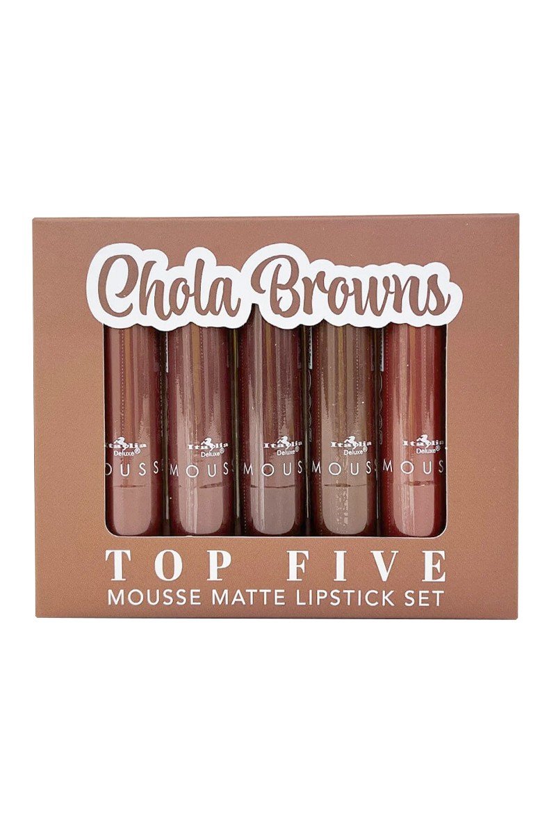 Italia Deluxe Top Five Mousse Matte Lipstick Set