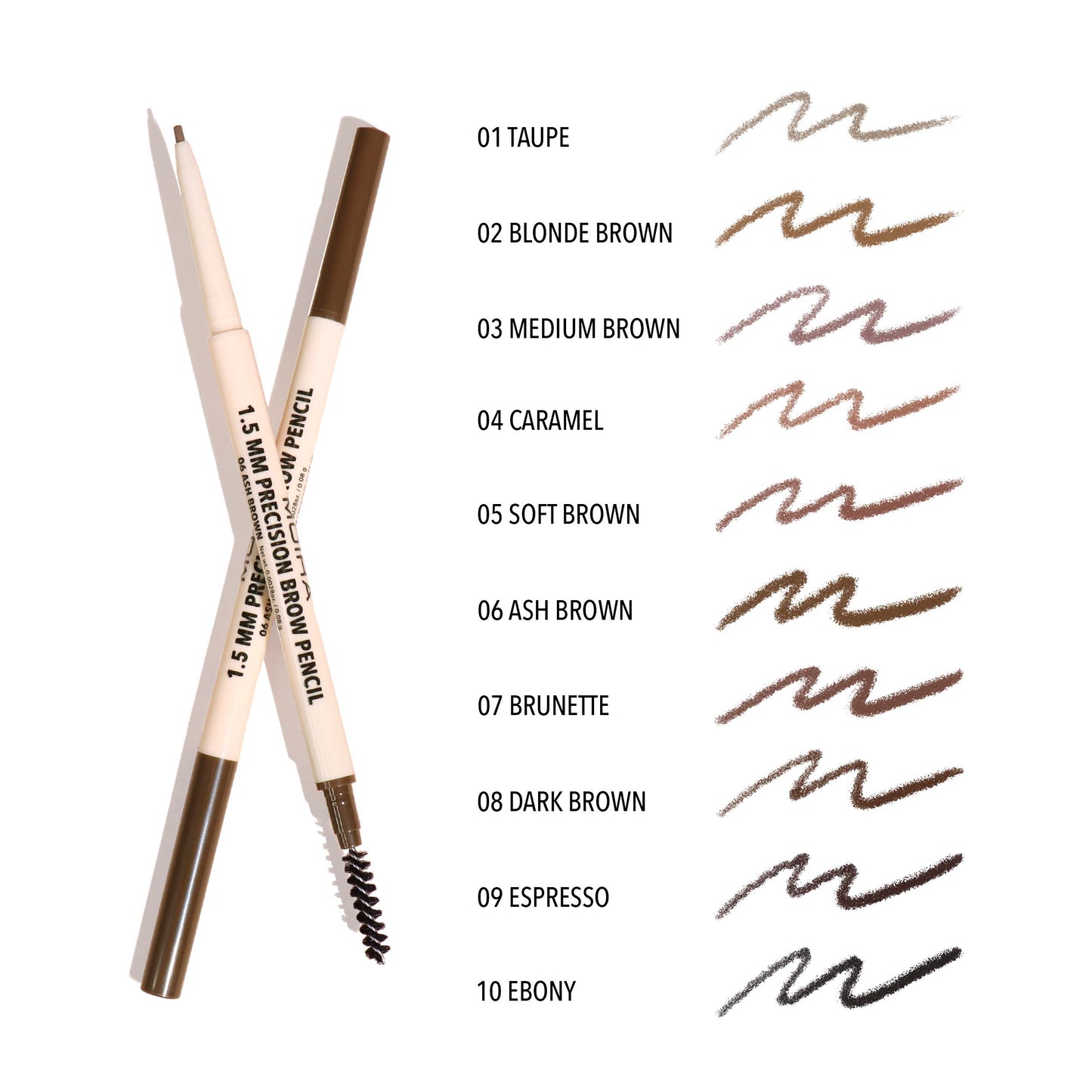 Precision Brow Pencil  (010, Ebony)