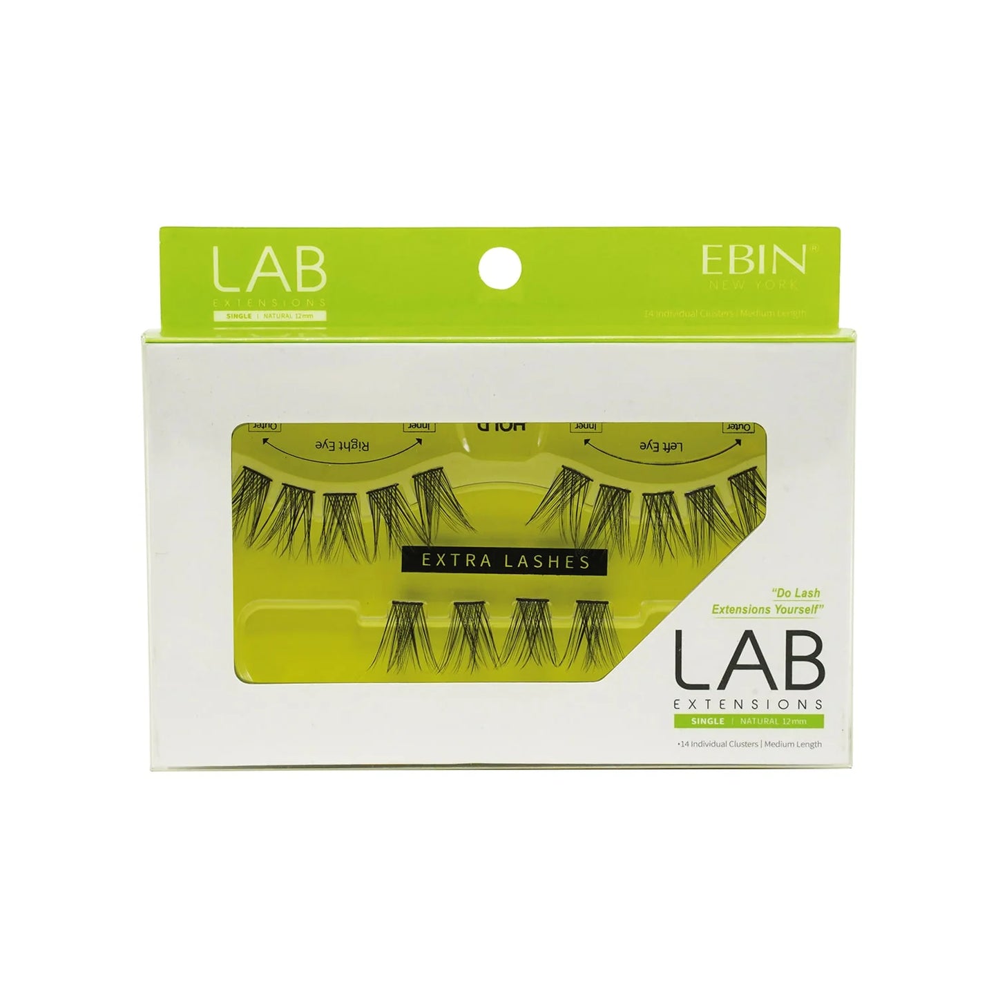 EBIN Lab Extensions - Eyelash 12mm