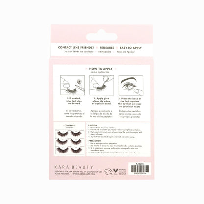 Kara Beauty Outlashed 3D Faux Lashes 3 Assorted Pairs