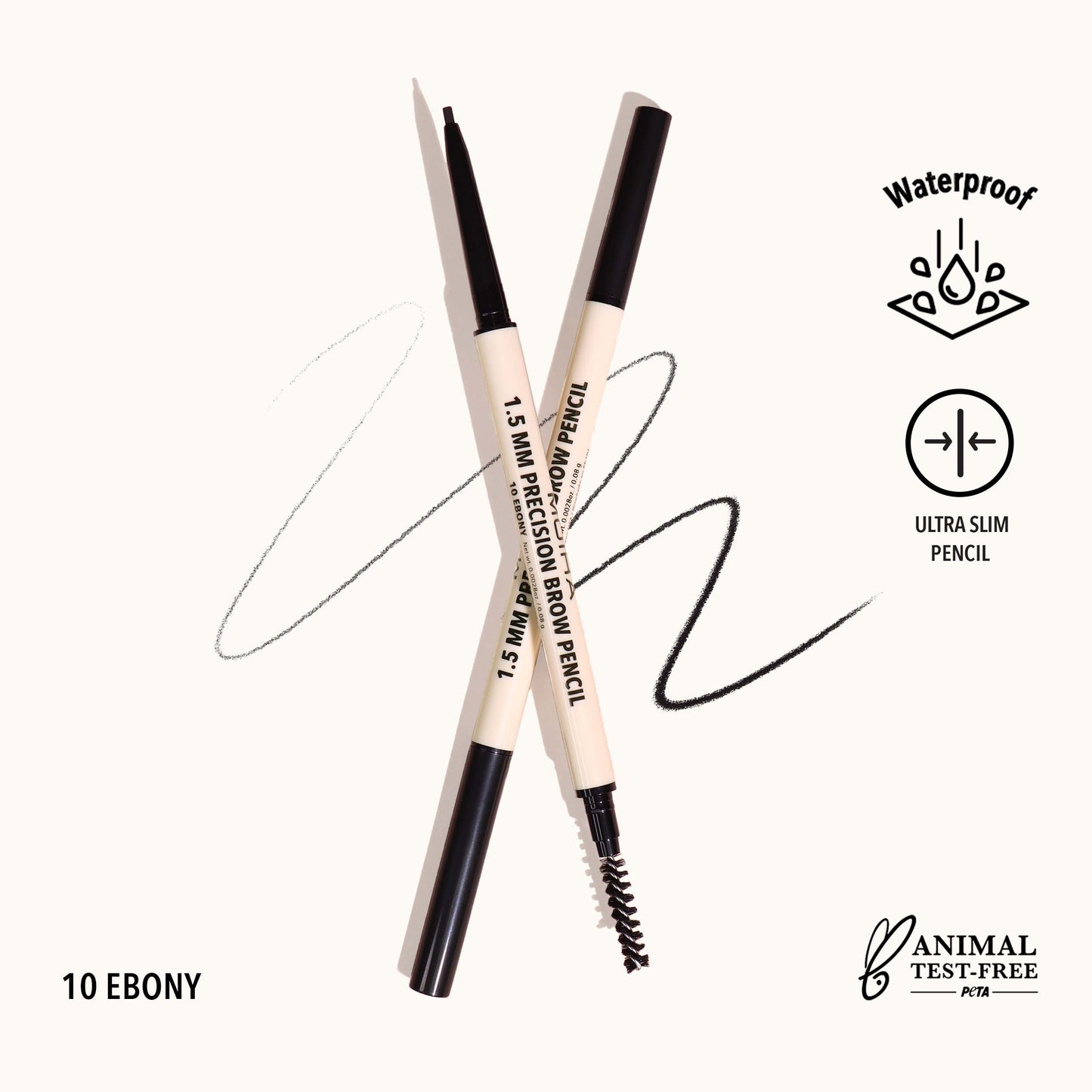Precision Brow Pencil  (010, Ebony)