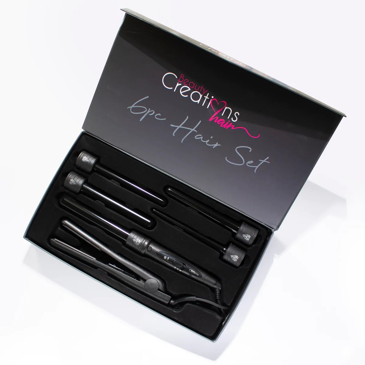 Beauty Creations Black 6 Piece Hair Tool Set