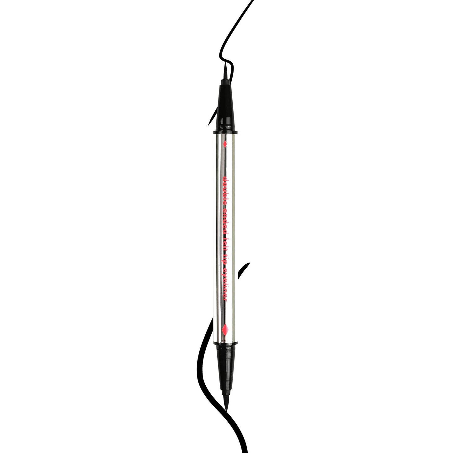 Double Ended Felt Tip Eyeliner - Black