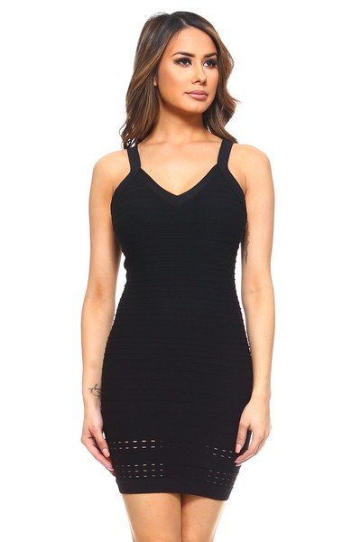 Seamless Textured Bodycon Dress