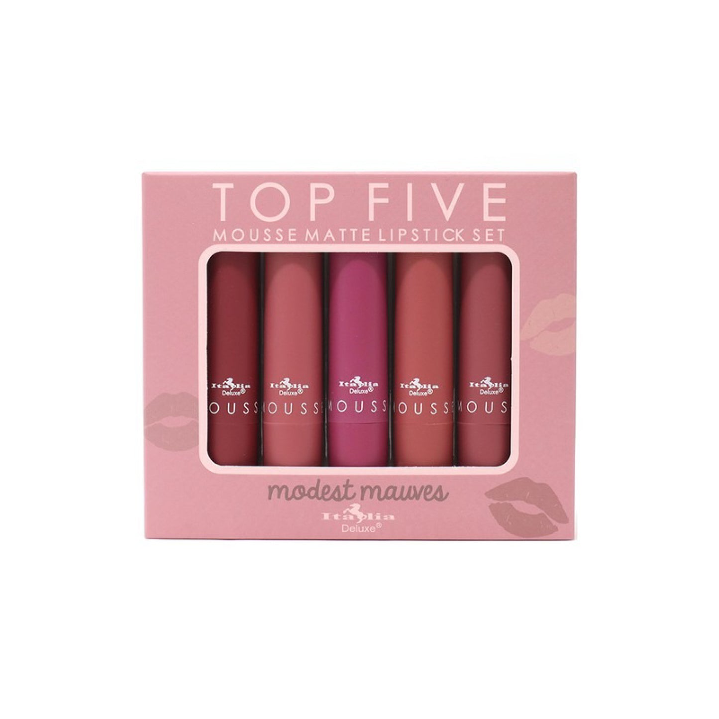 Italia Deluxe Top Five Mousse Matte Lipstick Set