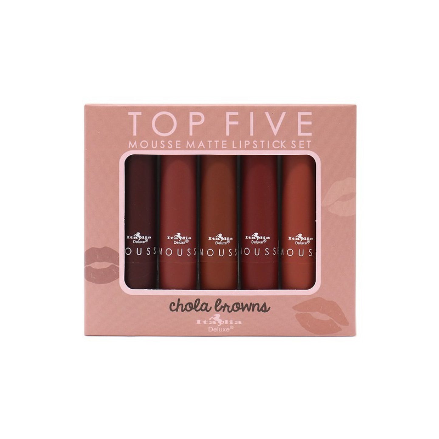 Italia Deluxe Top Five Mousse Matte Lipstick Set