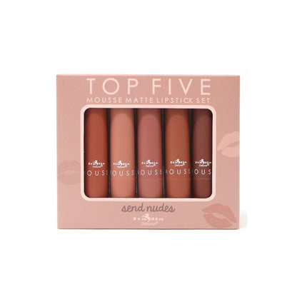 Italia Deluxe Top Five Mousse Matte Lipstick Set